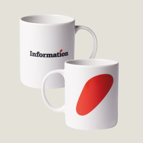 Kop med Informations logo